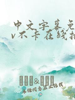 中文字幕免费av不卡在线播放