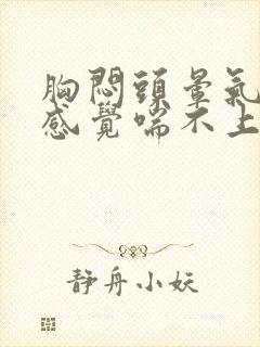 胸闷头晕气短,感觉喘不上气什么原因