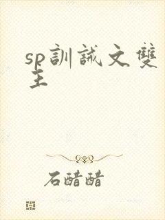 sp训诫文双男主