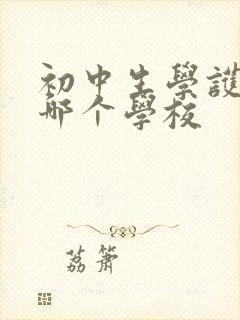 初中生学护士去哪个学校