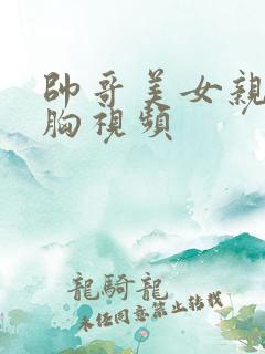 帅哥美女亲嘴揉胸视频