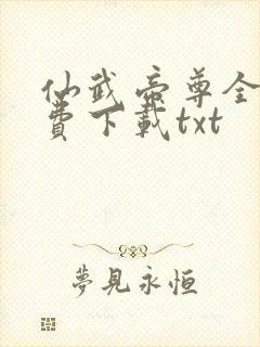 仙武帝尊全集免费下载txt