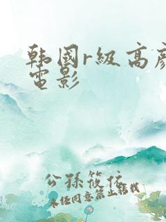韩国r级高颜值电影