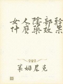 女人阴部干燥吃什么药效果好