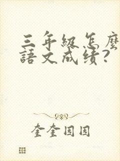 三年级怎么提高语文成绩?