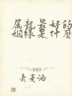 属龙最好的配对姻缘是什么