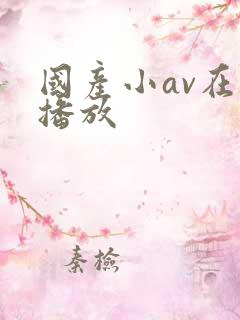 国产小av在线播放