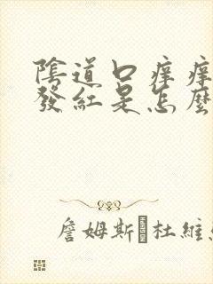 阴道口痒痒四周发红是怎么回事