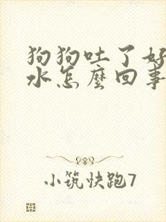 狗狗吐了好多黄水怎么回事