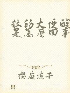 拉的大便酸臭味是怎么回事