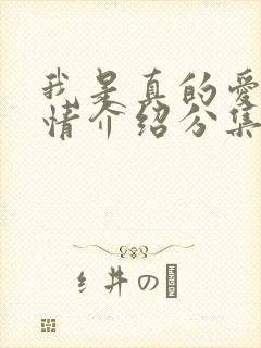 我是真的爱你剧情介绍分集