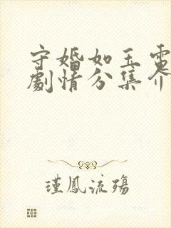 守婚如玉电视剧剧情分集介绍