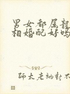 男女都属龙的属相婚配好吗