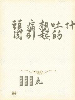 头痛想吐什么原因引起的