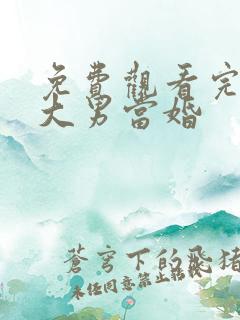 免费观看完整版大男当婚