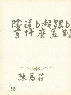 阴道b超跟b超有什么区别