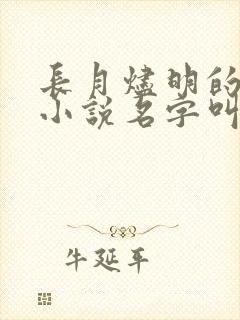 长月烬明的原著小说名字叫什么