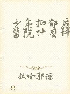 少年抑郁应该到医院什么科室检查