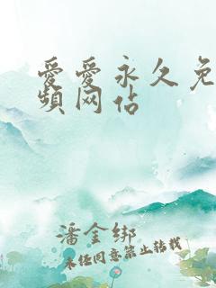 爱爱永久免费视频网站