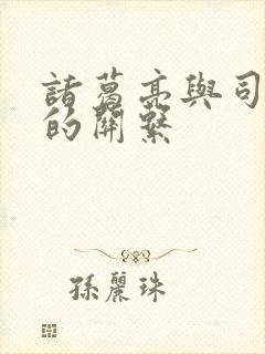 诸葛亮与司马懿的关系