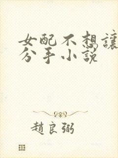 女配不想让主角分手小说