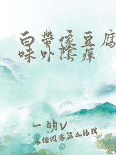 白带像豆腐渣异味外阴痒