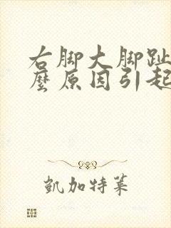 右脚大脚趾麻什么原因引起的