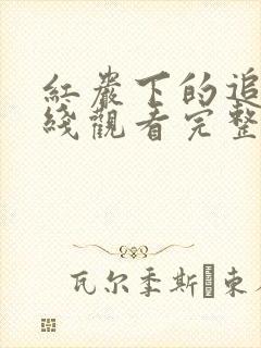 红岩下的追捕在线观看完整版