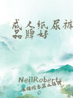 成人纸尿裤什么品牌好