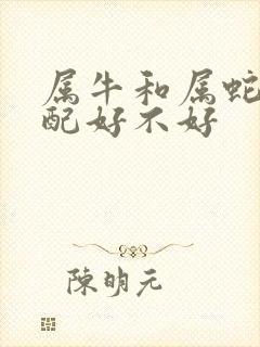 属牛和属蛇的婚配好不好