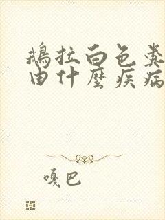 鹅拉白色粪便是由什么疾病引起