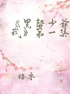 《黑帮少爷爱上我》第一集