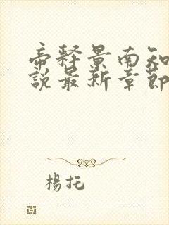 帝释景南知意小说最新章节