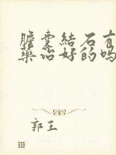 胆囊结石有吃中药治好的吗