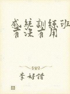 感统训练班到底有没有用