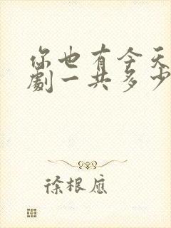 你也有今天电视剧一共多少集