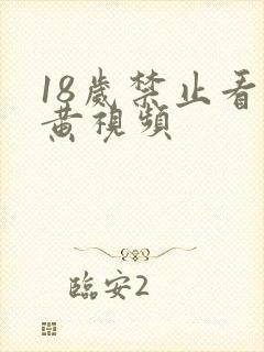 18岁禁止看的黄视频