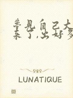 梦见自己大姨妈来了,出好多血是什么意思