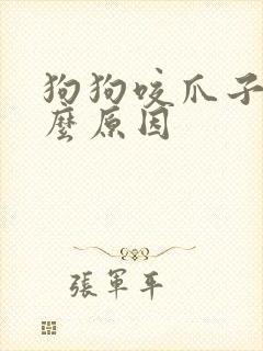 狗狗咬爪子是什么原因