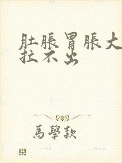 肚胀胃胀大便又拉不出