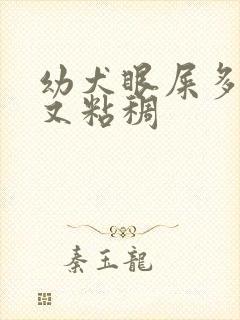 幼犬眼屎多又黄又粘稠