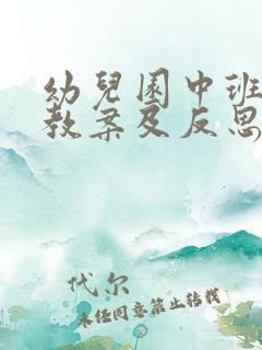 幼儿园中班社会教案及反思