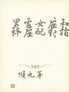 男处女座和女天秤座配对指数