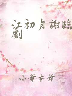 江初月谢临渊短剧