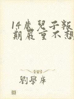 14岁儿子叛逆期严重不想上学