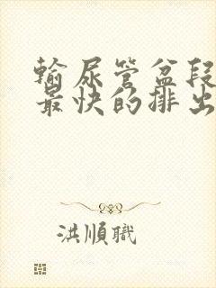 输尿管盆段结石最快的排出方法