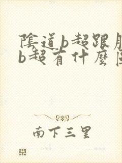 阴道b超跟腹部b超有什么区别