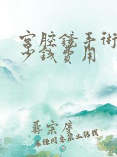 宫腔镜手术要多少钱费用