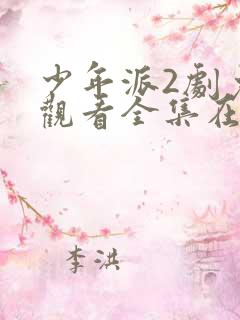 少年派2剧免费观看全集在线播放