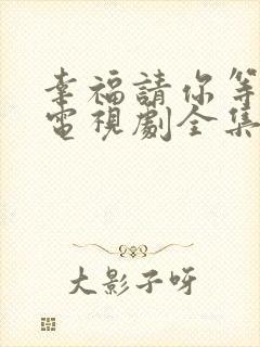 幸福请你等等我电视剧全集免费观看微信